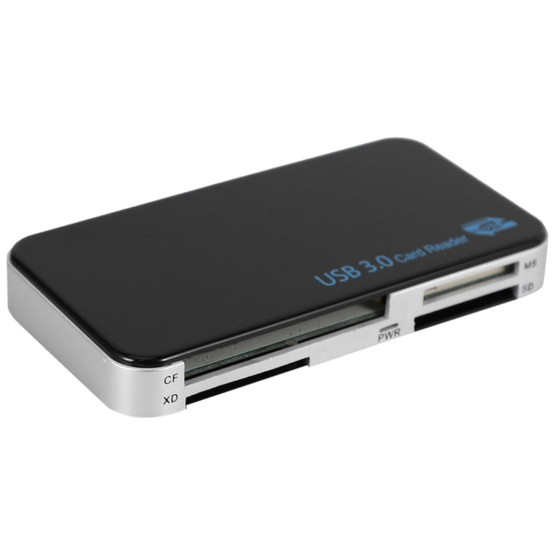 USB-A (/-C) 3.0 All-in-1 Kaartlezer: SecureDigital (SD) Card, mini-SD Card/ Transflash (TF), CompactFlash (CF), PictureCard (xD), MultiMediaCard (MMC)