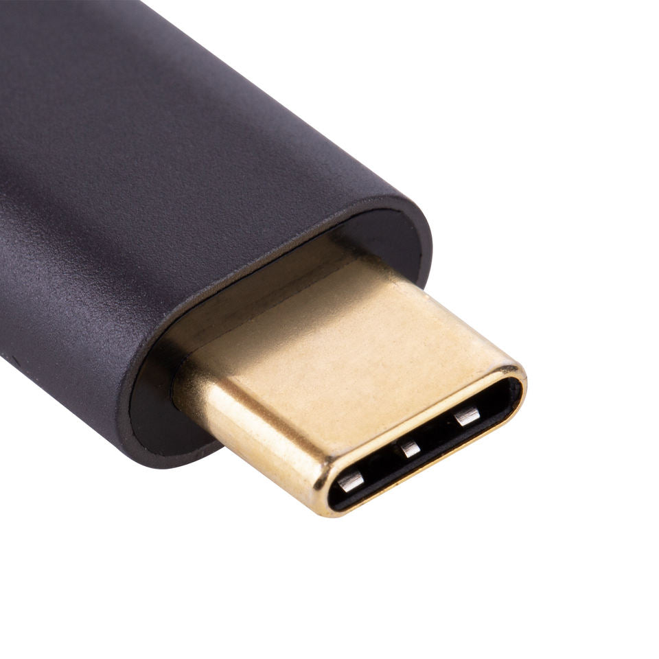 USB-C naar DP 1.4 Displayport Adapter 8k@60hz/4k@120Hz Kabel 2m Zwart/Grijs