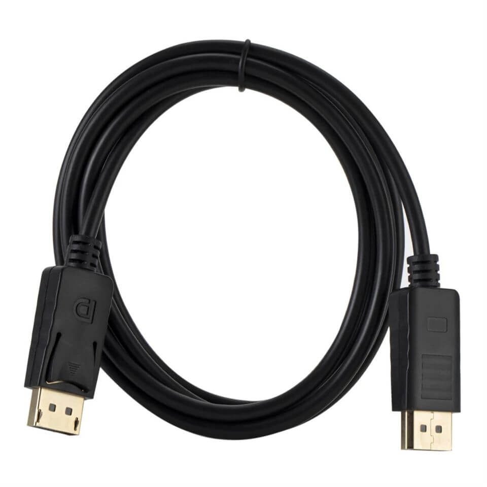 DisplayPort (DP) 1.1 kabel FullHD@144hz/4K@30Hz 1.8 meter Zwart