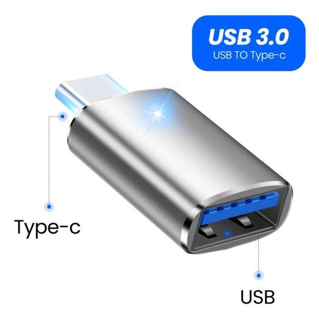 USB-C naar USB-A 3.0 OTG (On The Go) Adapter 5Gbps met lichtindicator en/ of verlichting