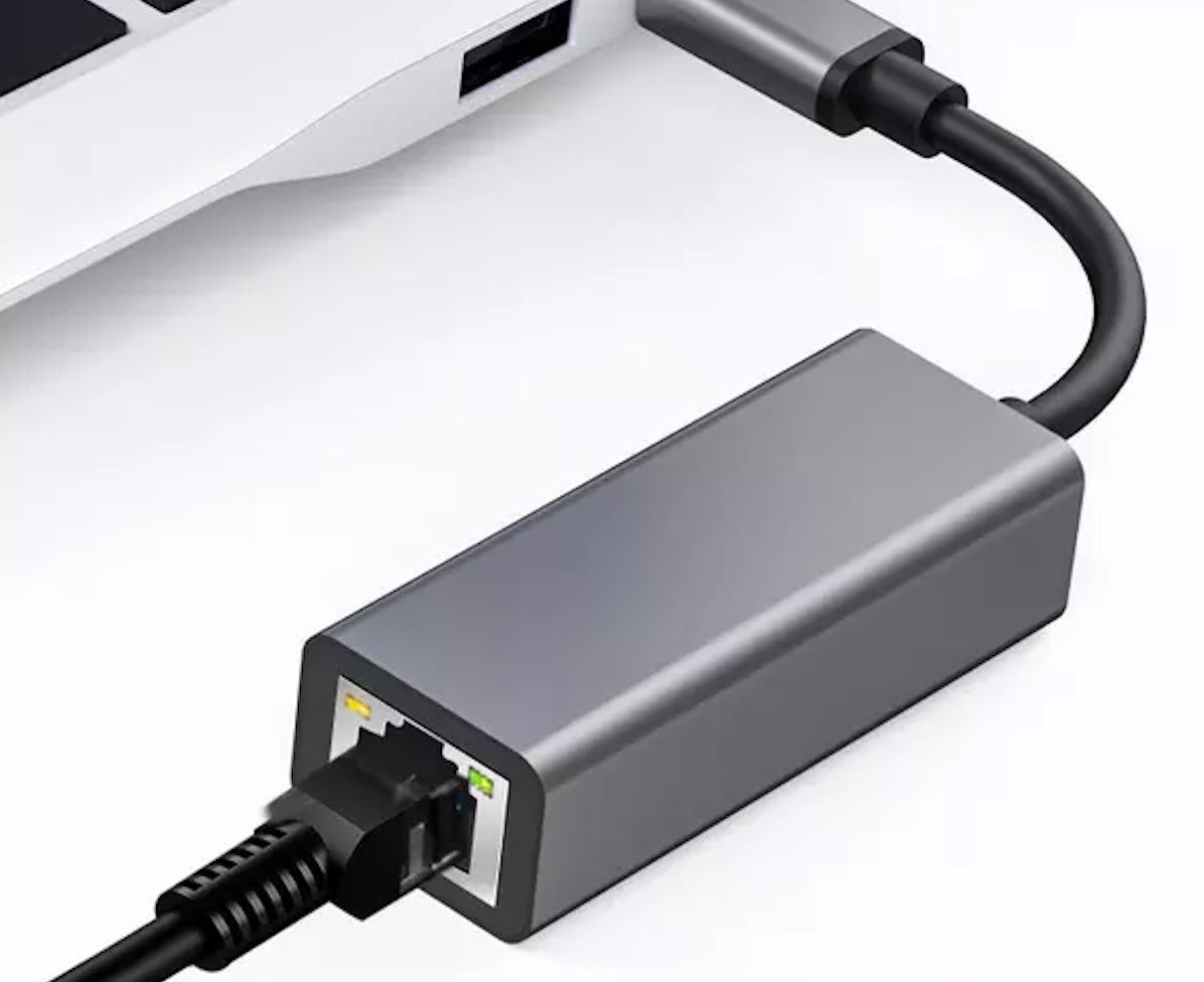 USB-C naar USB-A (3.0) en Netwerk (2-in-1) | 2-in-1 3xUSB-A 3.0 5Gbps en Ethernet RJ45 1Gbps Aluminium Grijs