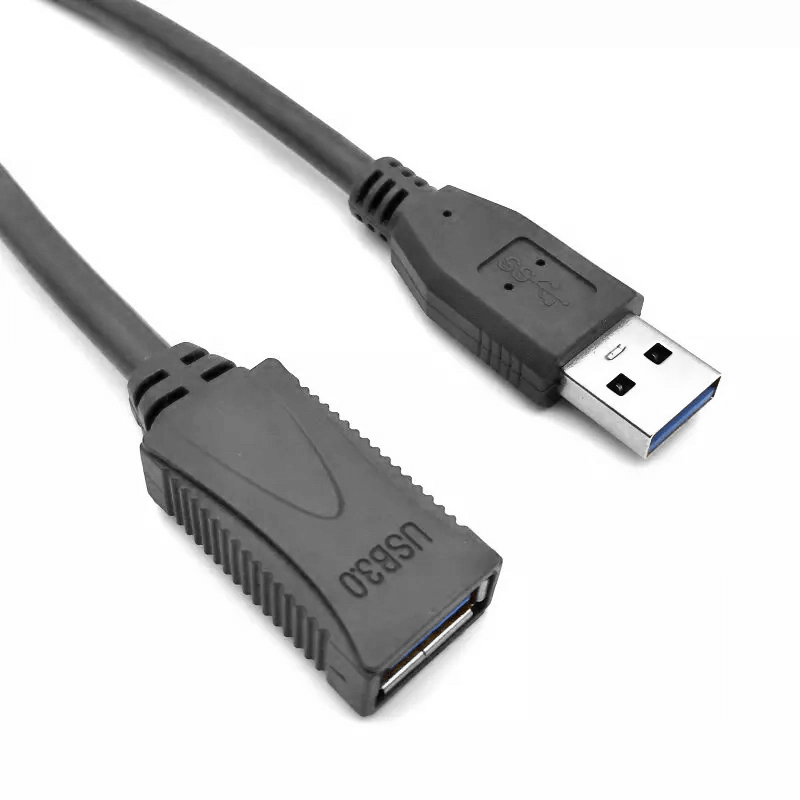 USB-A 3.0 Verlengkabel Zwart in verschillende lengtes | USB-A Female - USB-A Male Verlengkabel 3.0