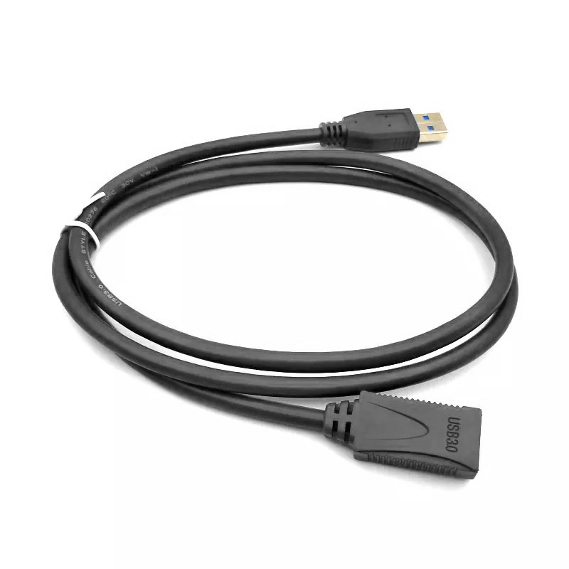 USB-A 3.0 Verlengkabel Zwart in verschillende lengtes | USB-A Female - USB-A Male Verlengkabel 3.0